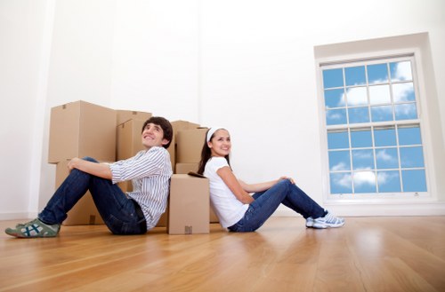 Self storage unit arranged for household and seasonal items