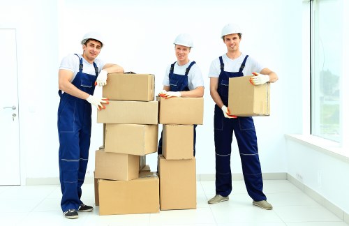 Secure short-term storage unit in Westgreen with organized boxes